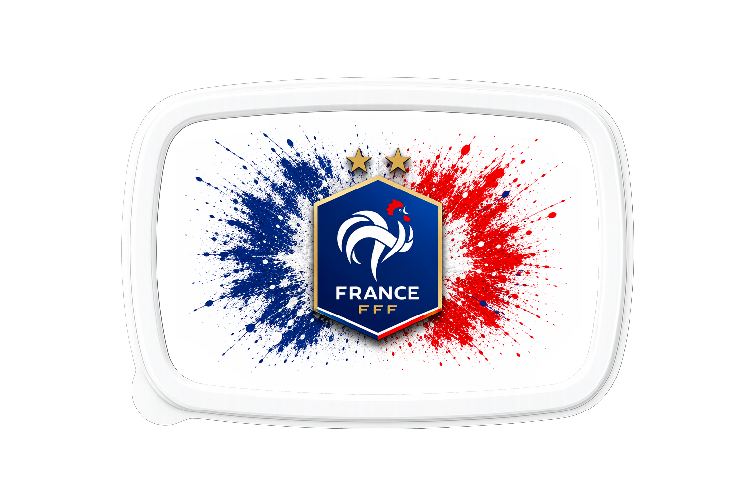 Gobelet Enfant Football Bleu Blanc Rouge – Tasse Réutilisable Style Équipe de France, Cadeau pour Jeunes Fans de Foot
