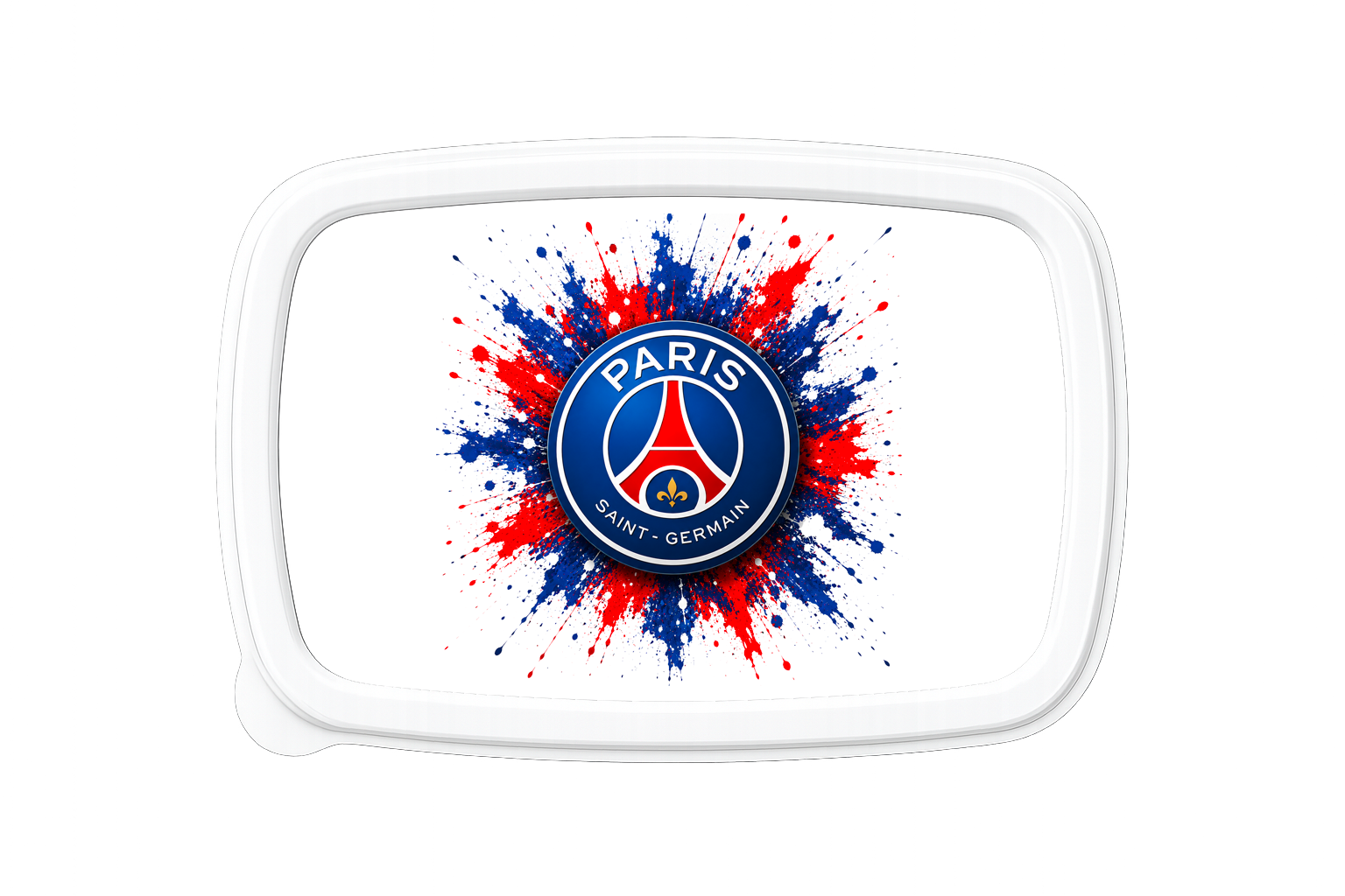 Boîte à gouter personnalisable avec le prénom , coupe de football, équipe de France, PSG