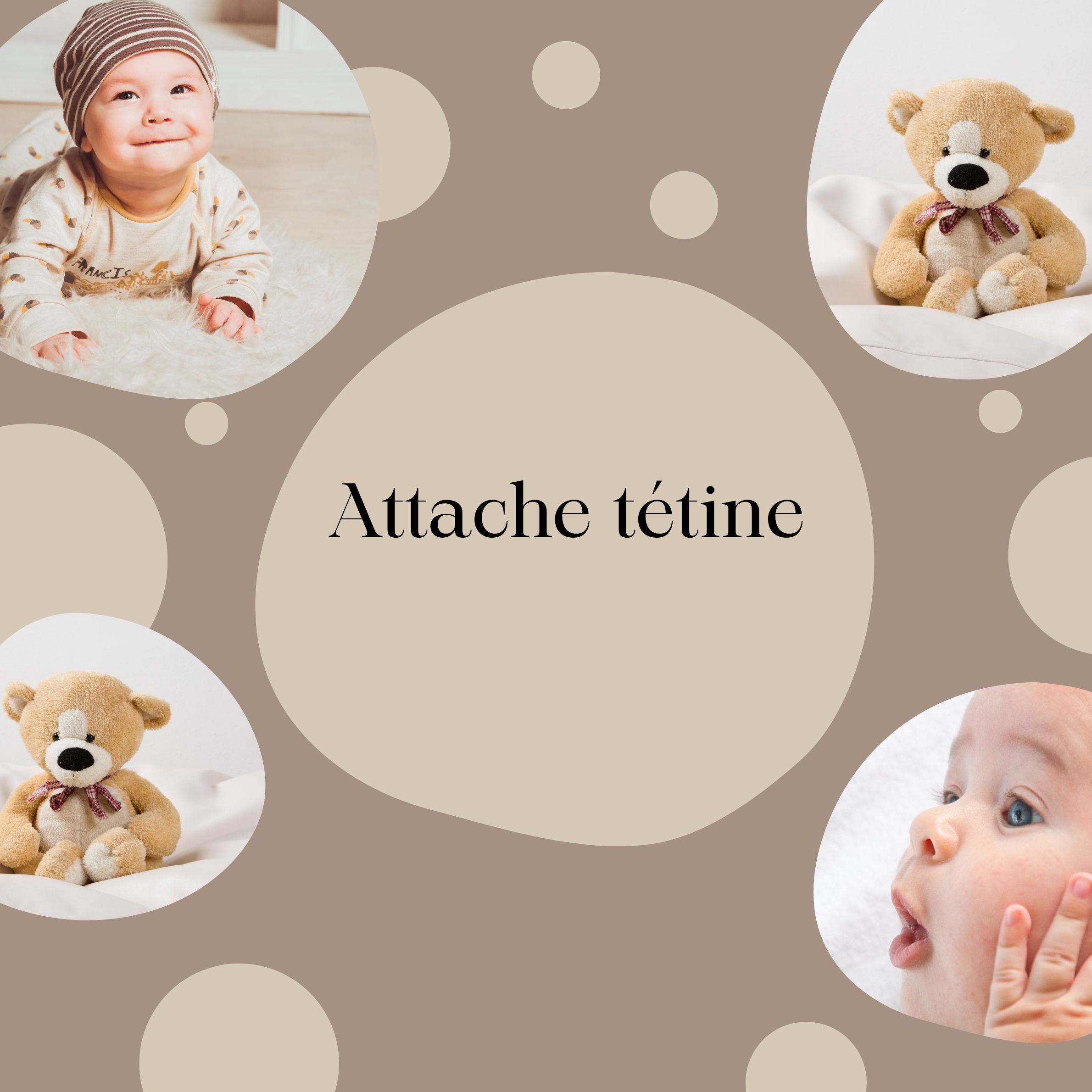 Attache tétine silicone, Personnalisation-Création