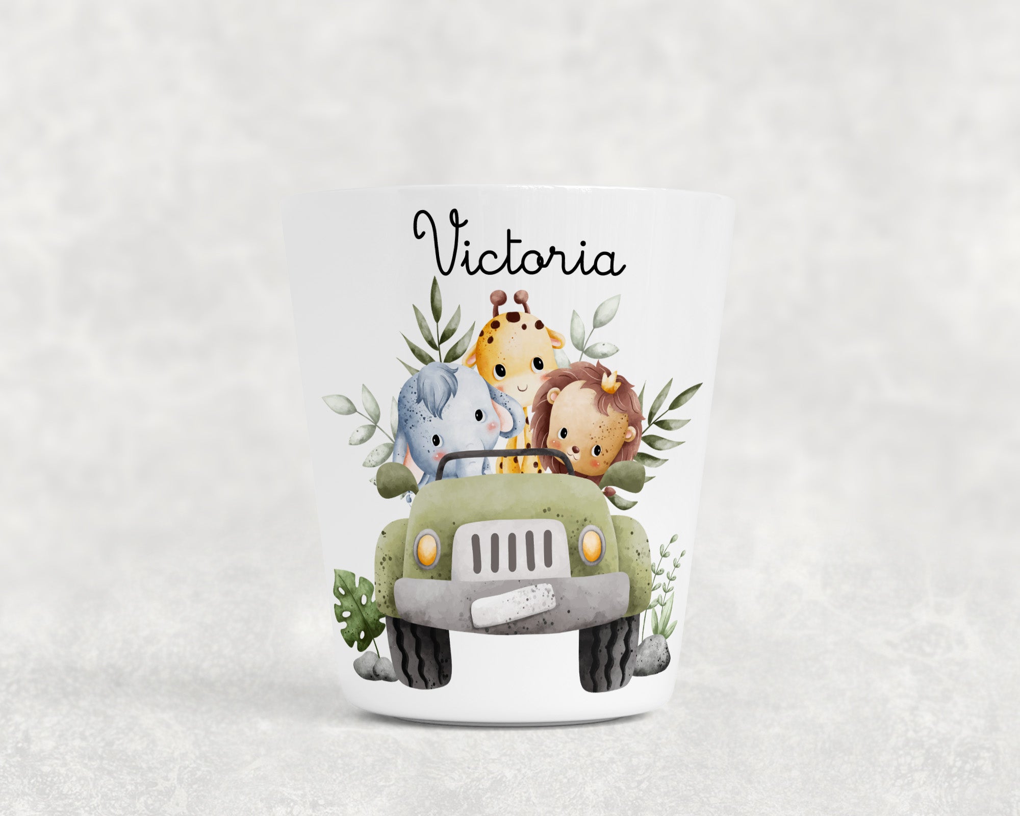 gobelet personnalisable avec prénom, incassable, pour les enfants 