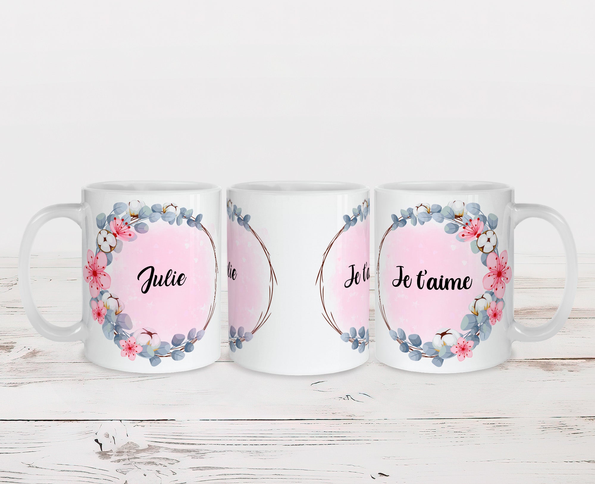 Mug Céramique personnalisable, idée cadeau, boisson chaudes. Prénom